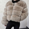 2025 MAOMAOKONG Natural Real Fox Fur Coat Women Winter Long Sleeve Luxury Raccoon Fur Jackets Thick Top Female Furry Coat Vest