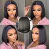 YIJIMEI 13x4 Straight Bob Wigs Human Hair Lace Frontal Wig 180% Density Natural Color Brazilian Wigs On Sale 10-14inch