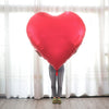 60Inch Heart-Shaped Foil Balloon for Brithday Propose Parties Decoration Oversize Balloon for Valentine's Day Wedding Decor