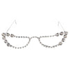 Stonefans Simple Rhinestone Cat Eye Glasses Frames Jewelry for Women Statement Spectacle Eye Decoration No Lens Eyewear Gift