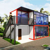 40ft Two Layers Triangle Roof Outdoor Terrace Modern Module Premade Hotel Style Apartment House 20ft Tiny House For Sale