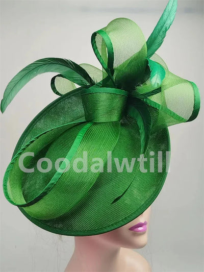 Mesh Fascinator Headpiece Women Formal Event Derby Headpiece Ladies Eleagnt Mariage Millinery Cap Fashion Wedding Fascinator Hat