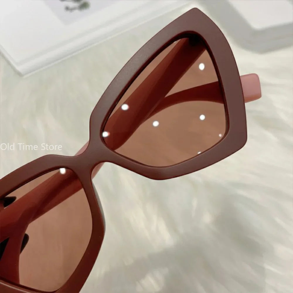 New Fashion Cat Eye Sunglasses Female Luxury Brand Designer Sun Glasses for Women Travelling Sun Shades Glasse y2k Gafas De Sol