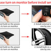 E-ACE Solar Power TPMS Car Tire Pressure Alarm Monitor System Auto Security Alarm Systems Tyre Pressure Temperature Warning