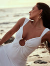 New backless long skirt party club vacation clothing ladies sexy casual summer dress Female 2025 Summer slim dress women