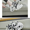 2024 Spring Autumn Women's Chunky Sneakers Breathable Platform Sports Shoes for Women Fashion Thick Sole Vulcanized Shoes