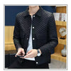Men Jacket Fashion loose lapel-up Spring Autumn retro men Coat Casual Cargo jacket Solid Color Loose male Outerwear