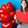 50/10pcs Red Heart Balloons Inflatable Latex Balloon for Valentine Day Wedding Party Anniversary Decoration Supplies Wholesale