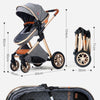 baby stroller 3 in 1 Stroller for baby car lightweight strollers Baby carriage ISOFIX BASE Baby Travel Stroller Newborn Stroller