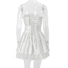 Elegant Strapless Corset Short Dress Off Shoulder Shiny Dresses Sparkly Backless Robe Ball Gown Birthday Evening Party Cocktail