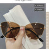 2024 Sexy Classic Vintage Cat Eye Sunglasses Woman Vintage Sun Glasses Female Ladies Cat Eye Sunglass 2024 Metal Frame Glasses