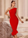 Elegant Bandage Dress Luxury Party Evening Club Night Cocktail Modest Holiday Bodcyon Celebrity Woman Clothes High Quality