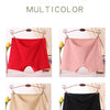 3pcs Cotton Women Panties Lady Plus Size Boxer Underwear High Waist Briefs Solid Color Female Shorts Safety Panty