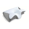 1 Stück Memory Foam Nackenstützkissen, 2-in-1 Ergonomisches Konturkissen für Nackenschmerzen, Konturierte Stützkissen, Nackenkissen