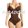 FAGADOER Sexy Solid V Neck Spaghetti Strap Bodysuits Women Sleeveless Backless High Stretchy Bodycon Rompers Female Clubwear new