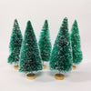 5/8pcs Mini Christmas Trees Small Artificial Christmas Tree Ornament Cedar Pine Sisal Tabletop Merry Christmas Party Decoration