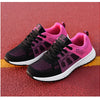 Women Casual Shoes Breathable Walking Mesh Lace Up Flat Shoes Sneakers Women Tenis Feminino Pink Black White
