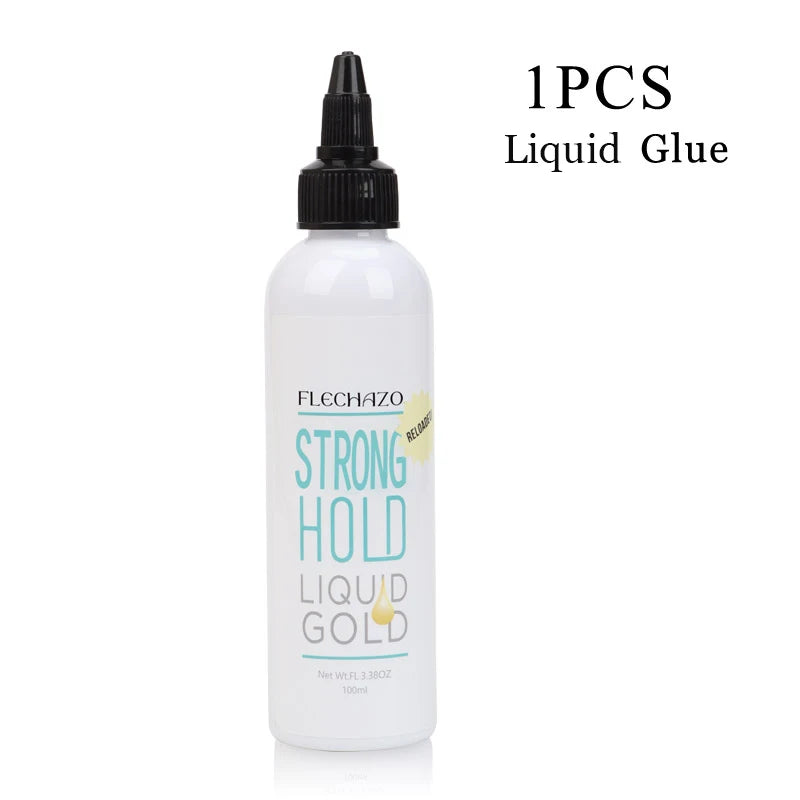 Clear Liquid Gold Lace Wig Glue For Bald Cap Beginner Friendly Strong Hold Lace Adhesive Gel Hair Bond And Wig Cap Easy To Apply