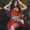 Punk Style Vintage Woman 2 Piece Sets Y2k Design Strapless Crop Tops + High Waist Ruffle Skirt Female Party Korea Style Outfits