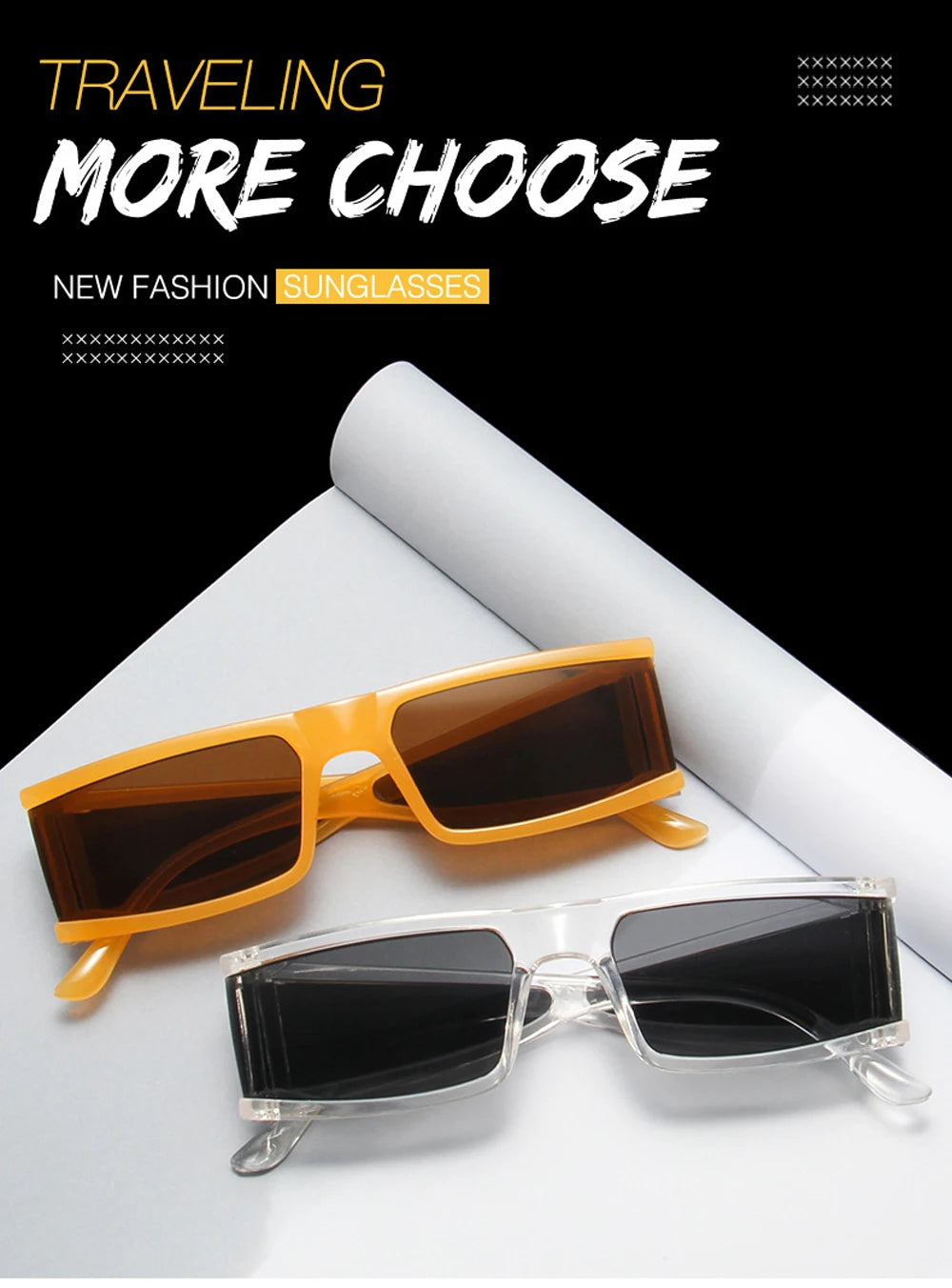 Retro Fashion Punk Square Sunglasses For Women Men Ins Popular Small Frame Silver Sun Glasses Trending Shades UV400 Ladies Eye