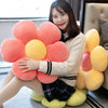 Stuffed Six Petal Flower Cushion Girly Room Decor SunflowerSetting for Kids Bedroom Seat Pillow Pillow Bay Window Pink Flower