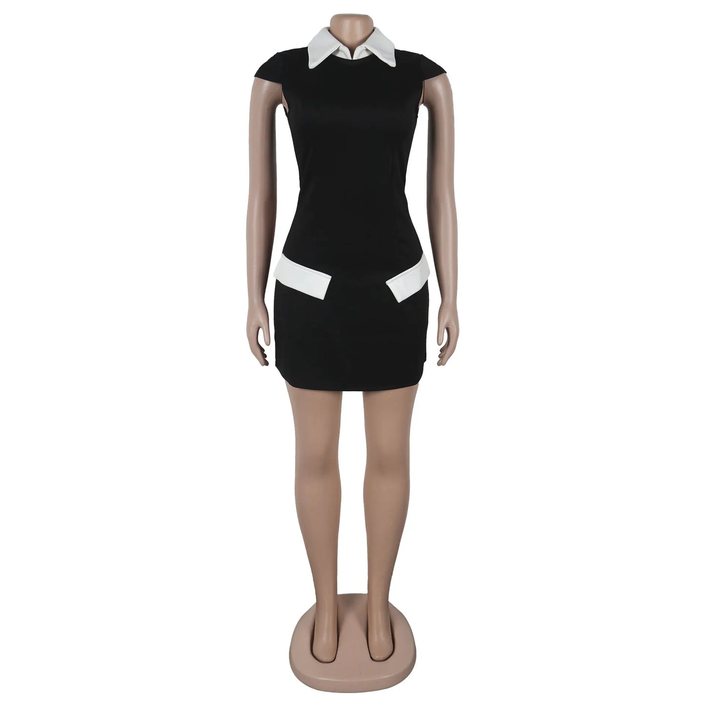 Ladies Streetwear Sleeveless Bodycon Dress 2024 Summer Autumn Women Mini Dresses Women Sweatshirts White Black Dress Clothing