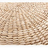 Hot 40cm*40cm Handmade Woven Natural Straw Round Pouf Tatami Cushion Floor Japanese Style Cushion Home Textile