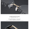 New personalised rimless sunglasses male Europe and the United States prom weird trend of irregular tears sunglasses female