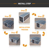Prefabricated Prefab Mobile Tiny Home Light Steel Roof 2 3 4 5 Bedroom 20ft 40ft Folding Expandable Container House Terrace