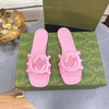 2025 Women classics Jelly sole design slippers Flip flops Flat Slippers Comfort Casual fashion Pure Color sandal