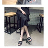 Luxury Design Women's Summer Letter Flat Heel Slippers 2024 Outdoor Trendy Ladies Sandals Female Beach Slippers