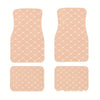 Car Floor Mats 4PCS Universal PU Leather Waterproof Auto Foot Pad Protector Carpet Front and Rear Mats Set Auto Accessories