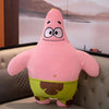 Big Size Cute SpongeBob Patrick Star Plush Toy Very Soft Hug Pillow Stuffed Cartoon Anime Plushies Kawaii Doll Xmas Gifts