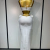 Women Sexy Camisole Floral Bandage Long Skirts 2-Piece Set 2025 Celebrity Elegant Party Cocktail Prom Gown Nightclub Outfit