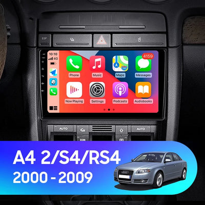 Android 14 For Audi A4 II 2 B6 III 3 B7 2000 - 2009 S4 2002 - 2008 RS4 2005 - 2009 Car Radio Multimedia Video Player Navigation