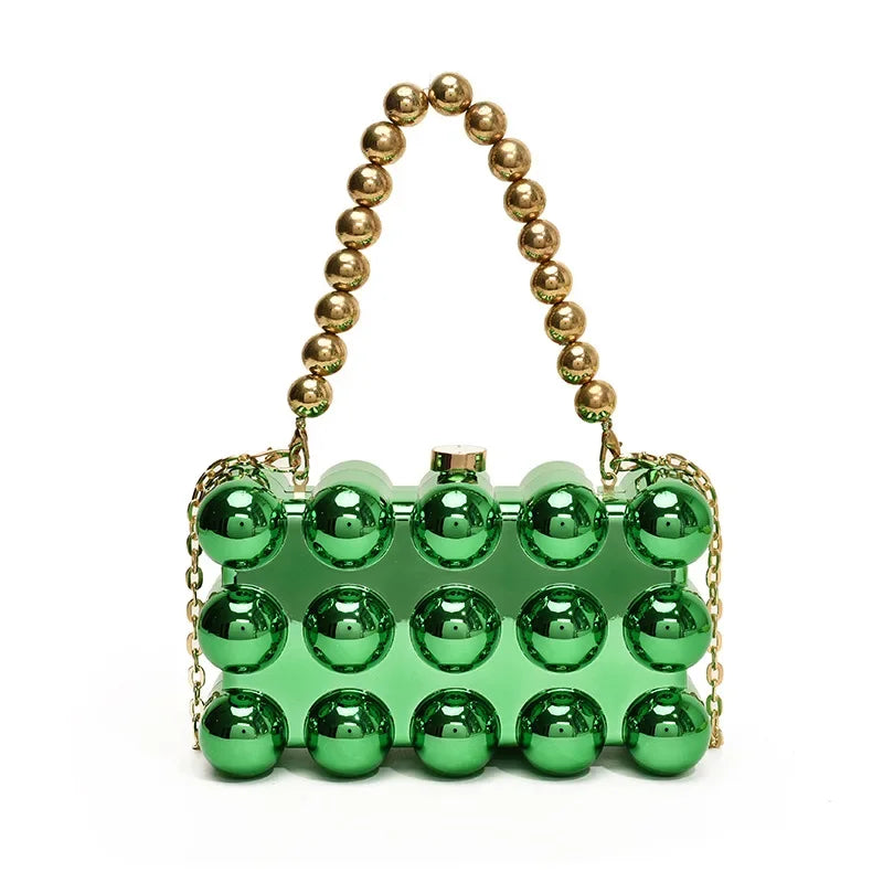 Mini Gold Chain Crossbody Bags for Women 2024 Y2K Korean Fashion Lady Evening Party Shoulder Bag Handbags and Purses