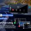Imagebon 10.26" 4K ADAS Wireless CarPlay & Android Auto Dash Cam Night Vision 24h Park Monitoring Loop Recording GPS FM Car DVR
