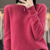 New cashmere sweater women's sweater in autumn and winter 100% merino wool fashion O-neck autumn warm pullover top