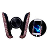 Car Phone Holder Women Diamond Crystal Car Air Vent Mount Clip Mobile Phone Holder Stand in Car Bracket Interior Accessories