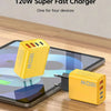 120W Fast Charger Type C USB C PD Charger Quick Charge 3.0 USB Charger Adapter For iPhone 15 14 13 Samsung Xiaomi Wall Charger