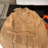 Women's Blazer Coat New 2025 Autumn Long Sleeve Casual Single Breasted Elegant Office Waist Ladies Suit Jacket lady Outerwear