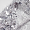 VC Sexy Deep V Plunge Neck Backless Sequins Mesh Sparkly Silver Maxi Long Dress Elegant Party Evening Outfits Vestido