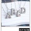 MHS.SUN New Leopard Bubble Letter Necklace Gold Plated Chunky Bubble Zircon 26 Initial Pendant Necklace Women Fashion Jewelry