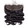 Brazilian Body Wave Bundles with 13x4 Lace Closure Real Human Hair Closure with 3 Bundles Weave Virgin Hair Natural Black Color