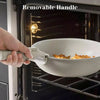 Set of 12 Pots and Pans with Detachable Handle Nonstick Kitchen Cookware Set