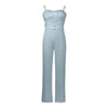 Women Jumpsuit Feather Tube Top Sexy Evening Party Jump Suits Sleeveless High-waisted Straight Playsuits Night Clubwear Overalls