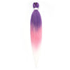 Pre-stretched Braids Synthetic Hair Professional Itch Free Hot Water Setting Fiber 30'' Ombre Yaki Texture Braid Hair Extensions