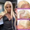 Blonde 613 Human Hair Wigs Straight Hd Lace Frontal Wig 13X6 Brazilian Wig For Black Women 30 40 Inch Lace Front Wig 230 Density