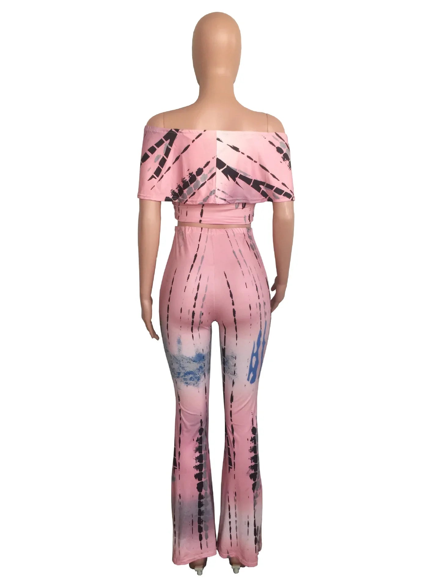 Women Sexy Bodycon 2 Piece Outfits V Neck Zip Up Long Sleeve Crop Top Midi Dress Skirt Set Plus Size Party Club Clubwear