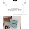 Creative Light Sensor Corner Wall Clock Square Simple Double Sided Wall Clock with Arabic Numeral Scale Analog Silent Wall Clock
